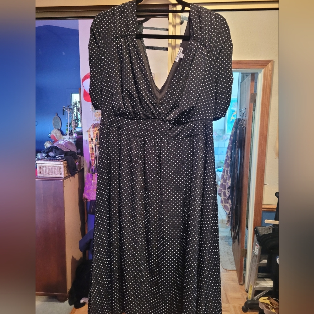 Black Polka Dot Dress